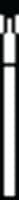 SS White Piranha Diamond Bur, 801-016F, Fine Grit, Round, Friction Grip, Single-Use, 25/Pk - Piranha Diamond 801-016F 25/Pk - Image 1
