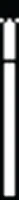 Piranha Diamond FG 805-016C Friction Grip Coarse Inverted Cone Bur, 25/Pk - Piranha Diamond FG 805-016C - Image 1