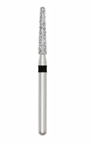 SS White Piranha Diamond Bur 847KR-016SC-SS, Super Coarse, Modified Flat End Taper, FG Shorter Short Shank, Single-Use, 25/Pk - Piranha Diamond 847KR-016SC-SS 25/Pk - Image 1