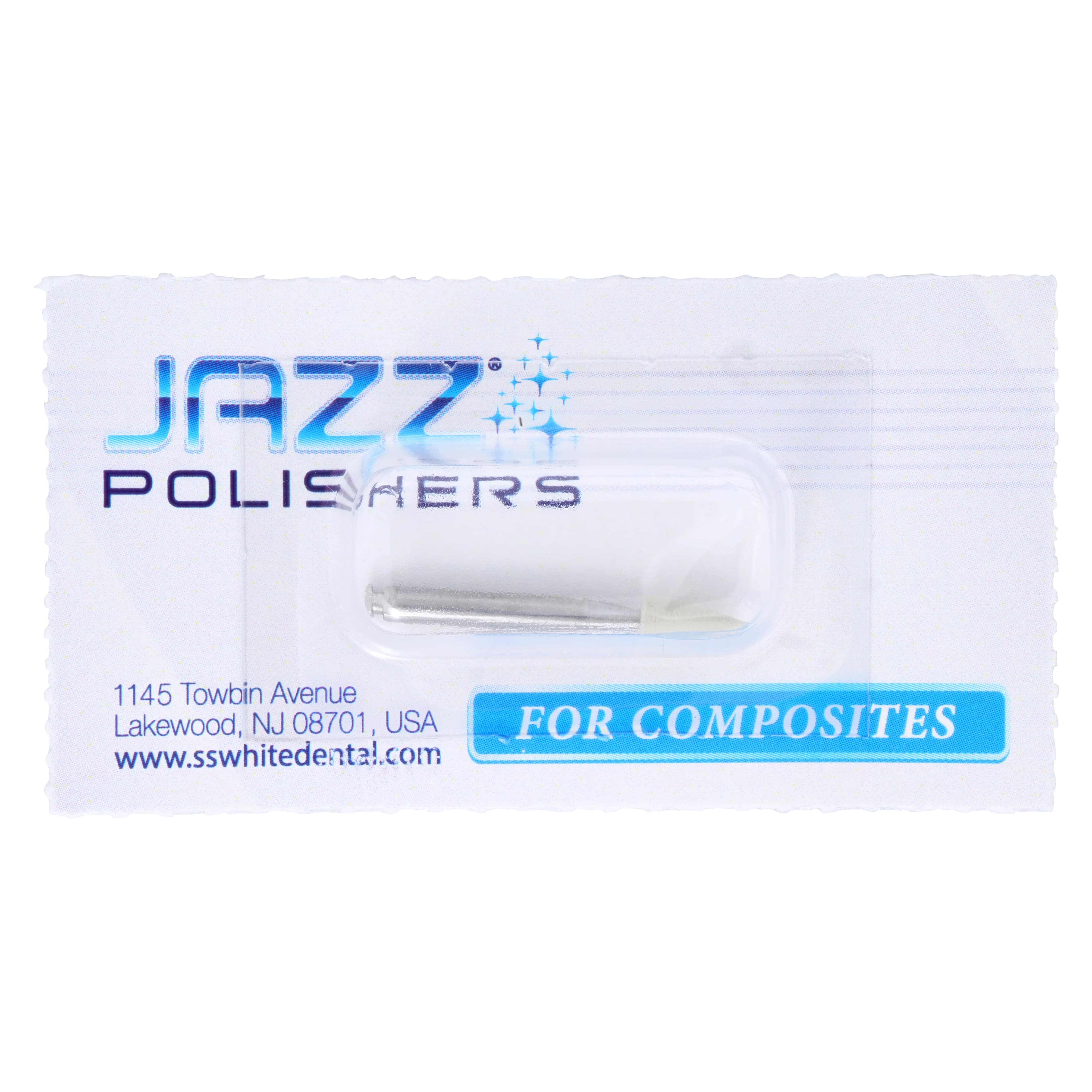 SS White Jazz P3S Porcelain & Metal 3-Step Polisher, Fine, Small Flame, Right Angle, 3/Pkg, 89015 thumbnail 2