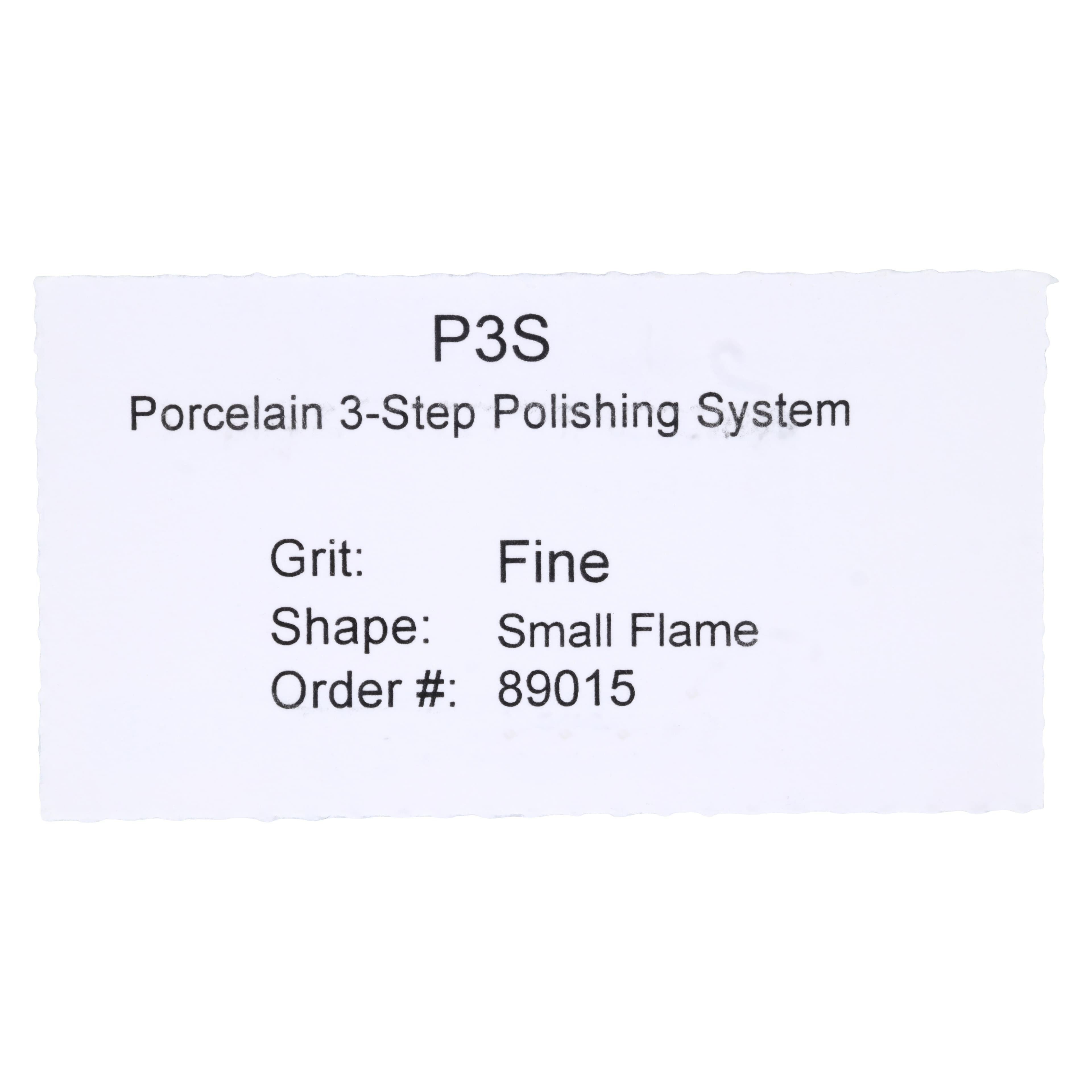 SS White Jazz P3S Porcelain & Metal 3-Step Polisher, Fine, Small Flame, Right Angle, 3/Pkg, 89015 thumbnail 3