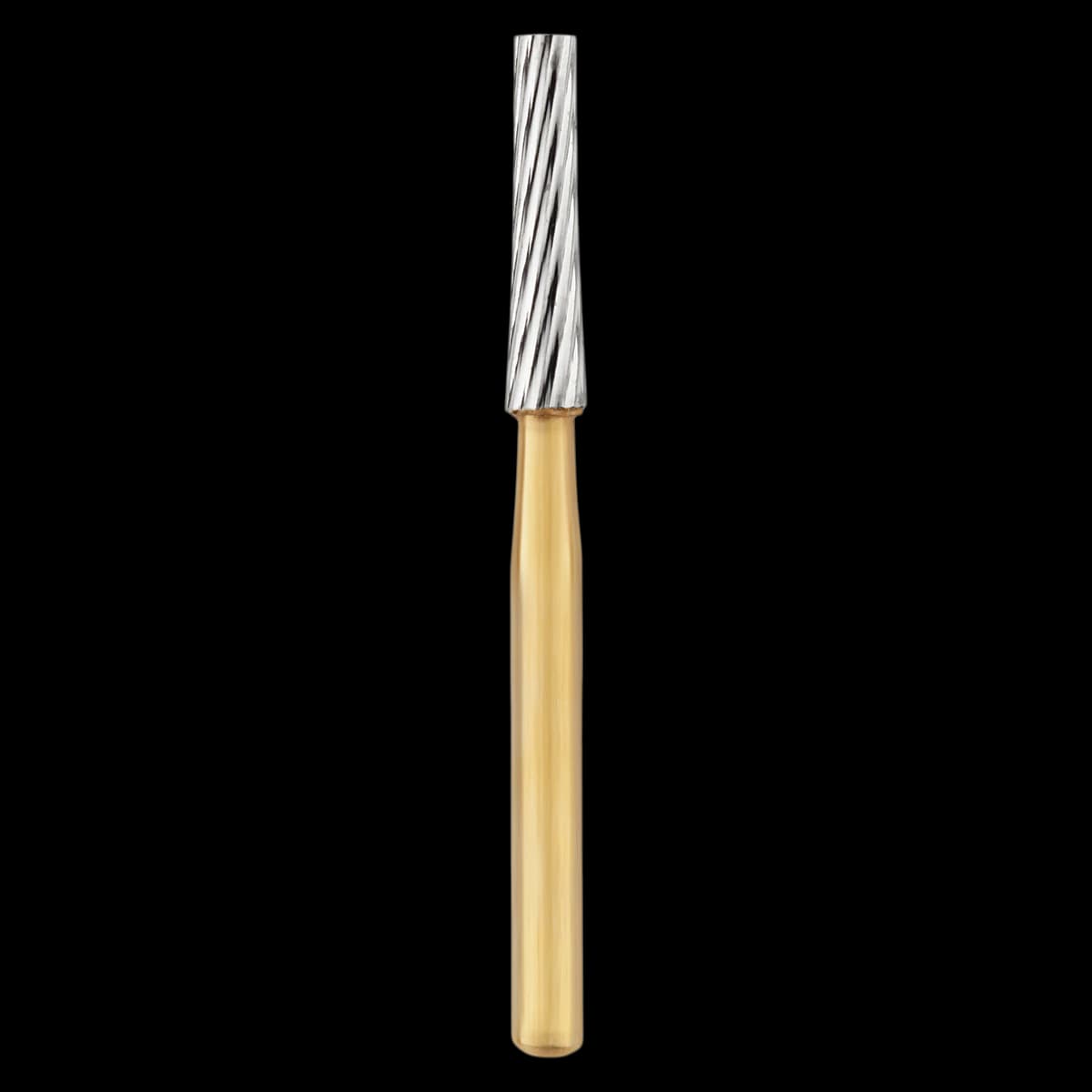 SS White #8376 Trimming & Finishing Carbide Bur, 20-Blade, Flat End Taper, Friction Grip, 5/Pkg - Trimming & Finishing Carbide Burs – 20 Blade FG, 5/Pkg - Size #8376 - Image 1