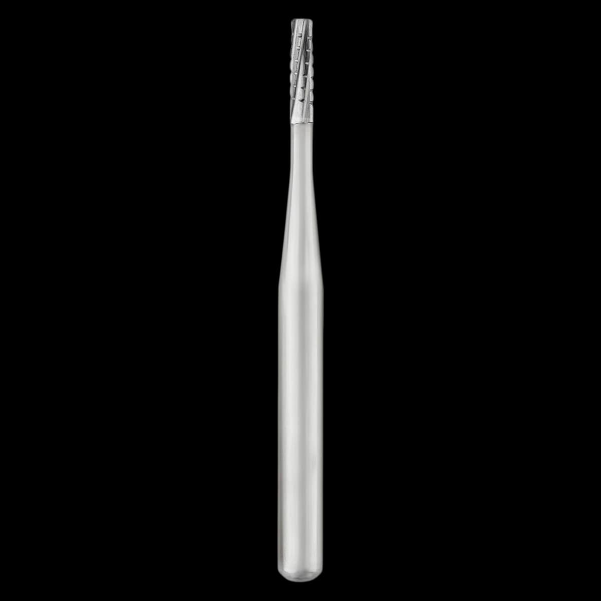 SS White #556 Sterile Carbide Bur, Straight Fissure Flat-End Crosscut, FG, 25/Roll - #556 Sterile Carbide Bur Staright Flat-End Cross Cut FG Roll of 25 - Image 1