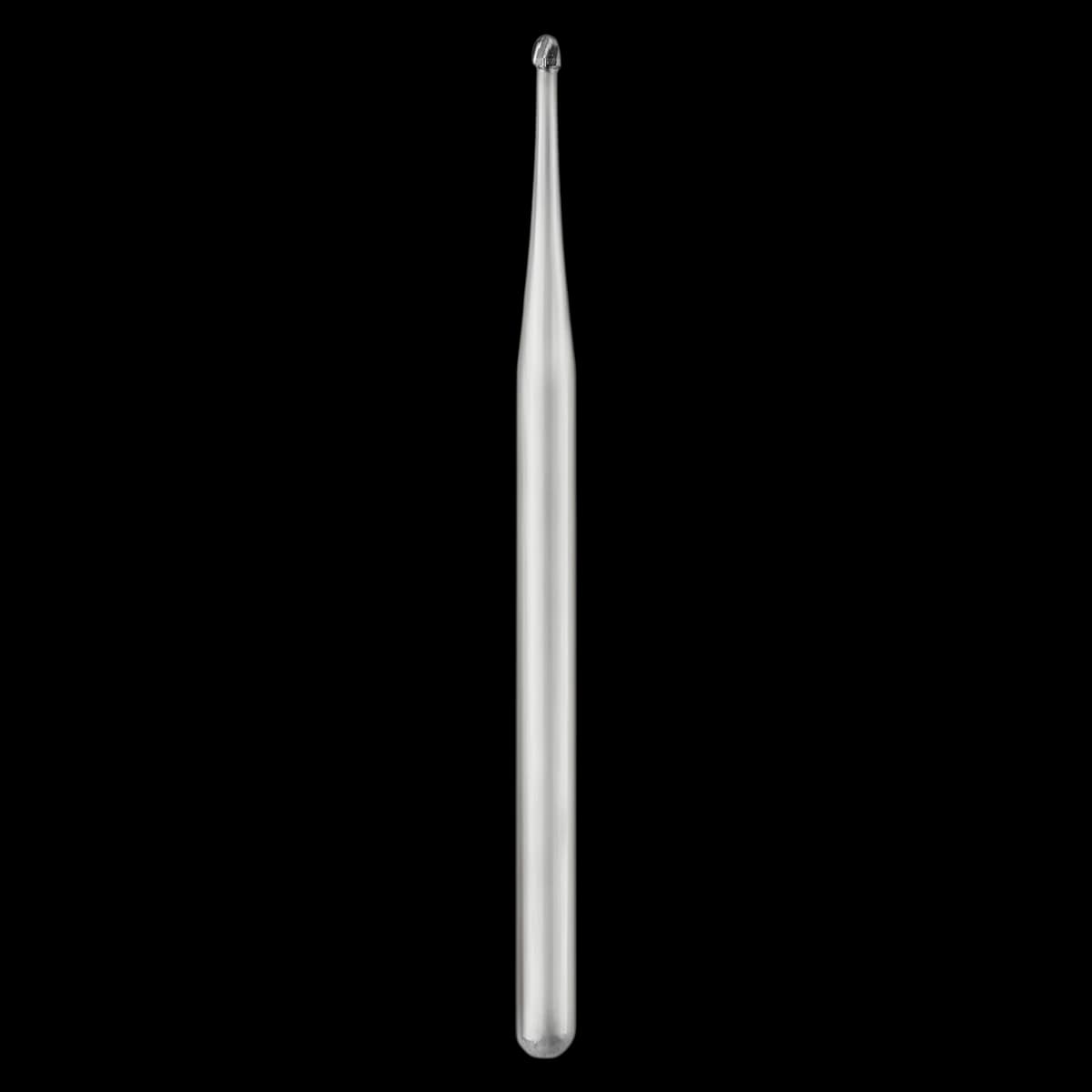SS White HP1 Carbide Bur, Round #1, 0.8 mm Diameter, 0.6 mm Length, Standard Handpiece, 100/Pack - Standard Operatory Carbide Burs – HP, Round - # 1, 0.8 mm Diameter, 0.6 mm Length, 100/Pkg - Image 1