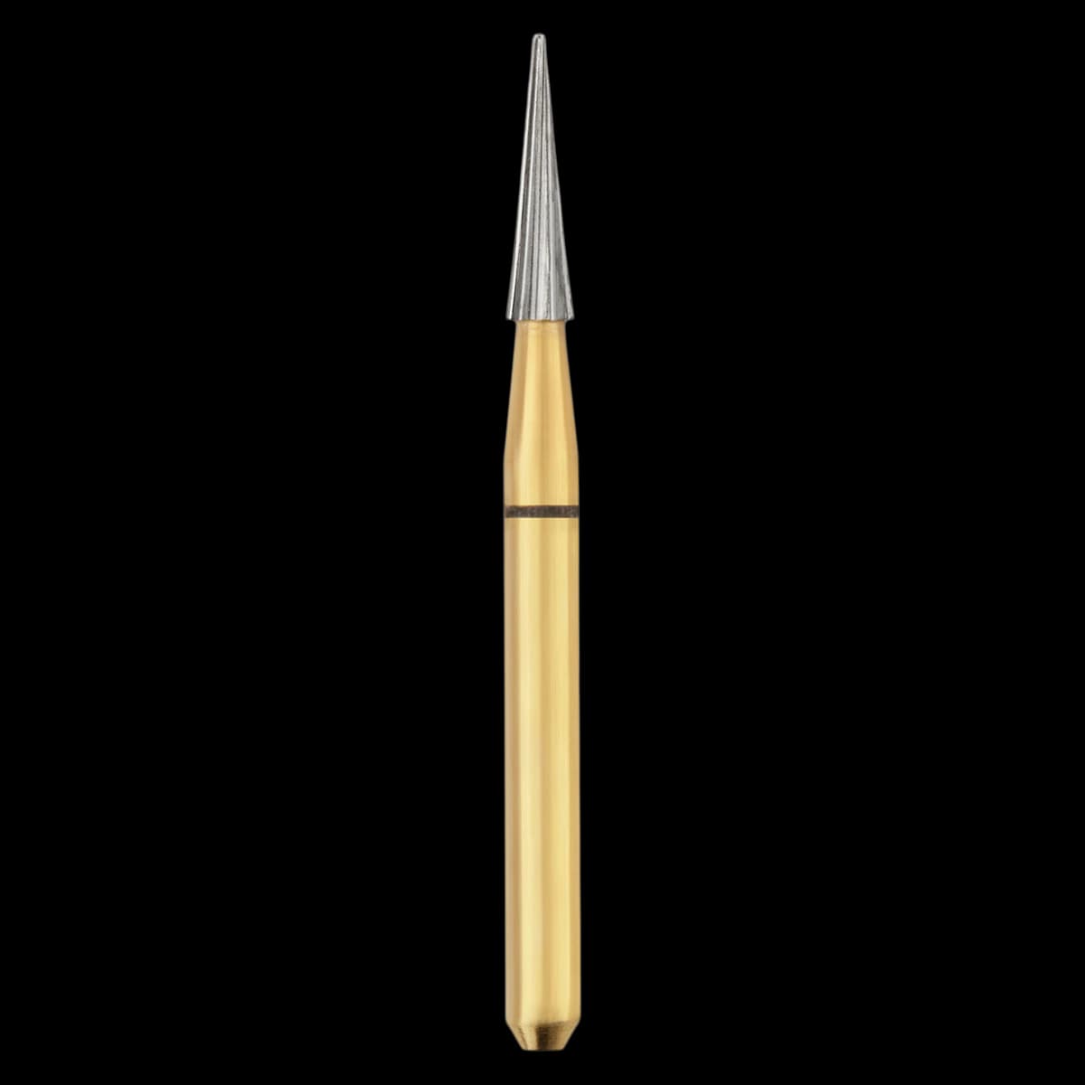 SS White SE6 Safe End Finishing Carbide Bur, FG, 10 Blade, Sterile, 25/Roll - SE6 Finishing Bur Safe End Bur FG Roll of 25 - Image 1