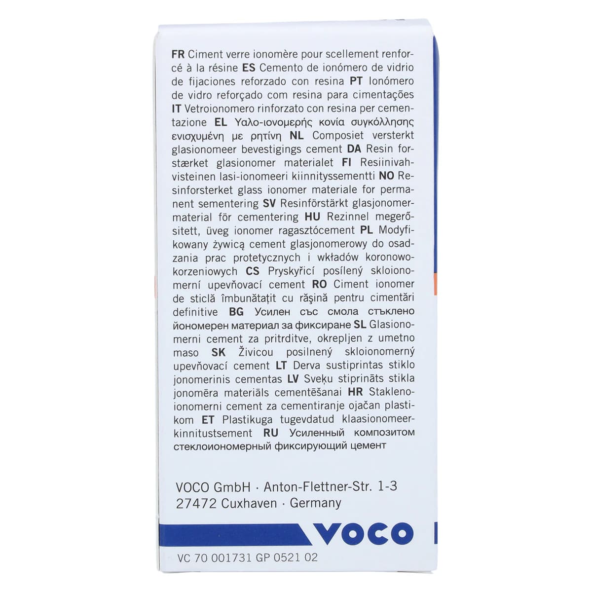 VOCO Meron Plus Resin-Modified Glass Ionomer Luting Cement Liquid, 10 ml Bottle thumbnail 5