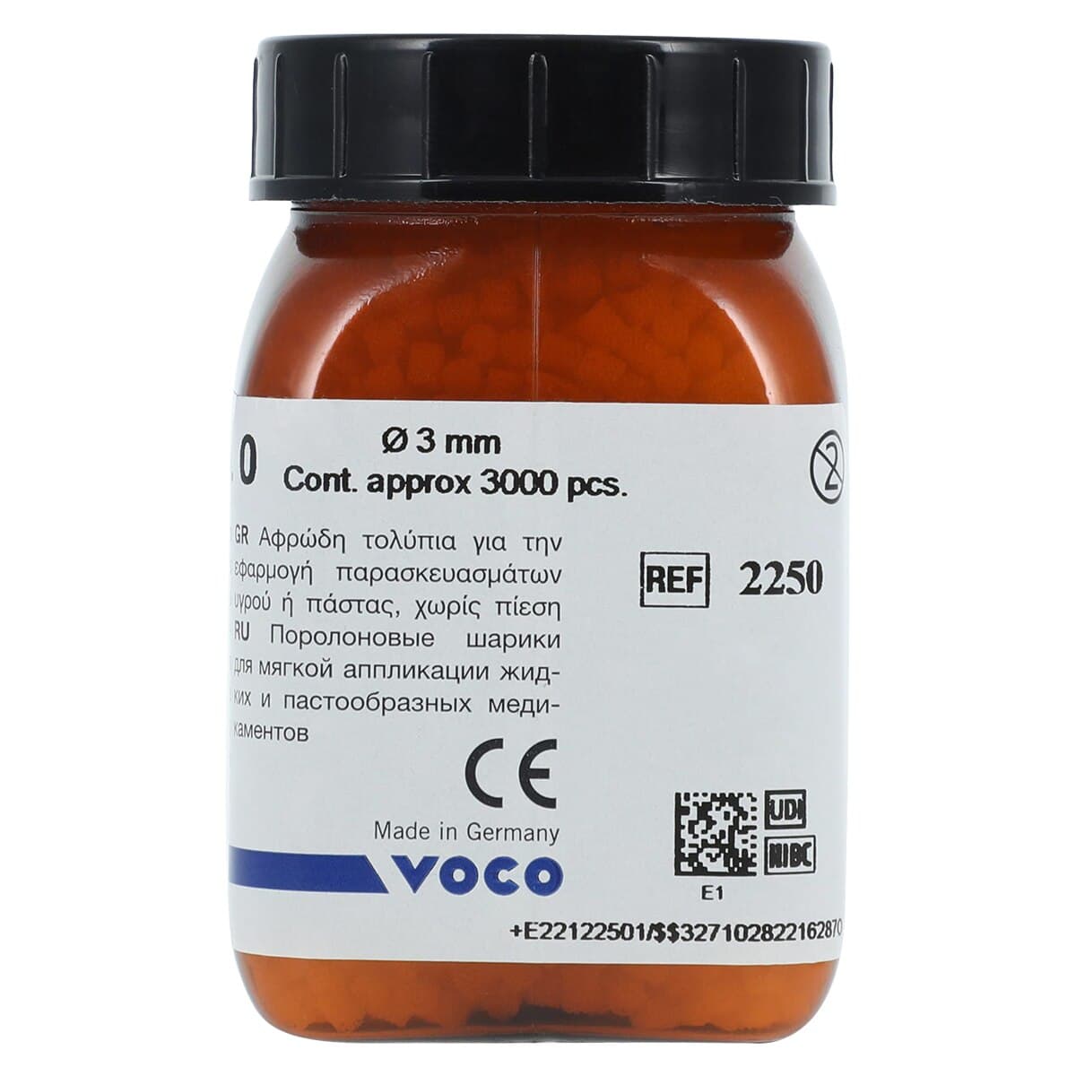 VOCO Pele Tim Foam Pellets #0 Mini, 3 mm, 3000/Pkg thumbnail 3