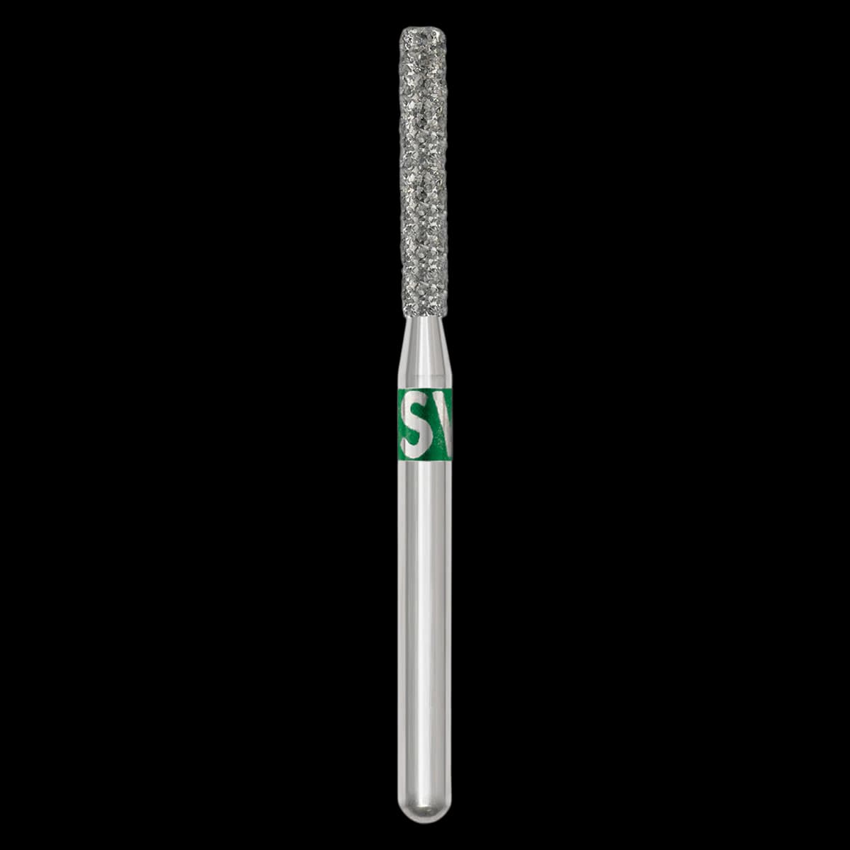 SS White Piranha Diamond Bur, FG 837KR-014C, Coarse, Flat End Cylinder, Sterile, 25/Pk - Piranha Diamond 837KR-014C 25/Pk - Image 1