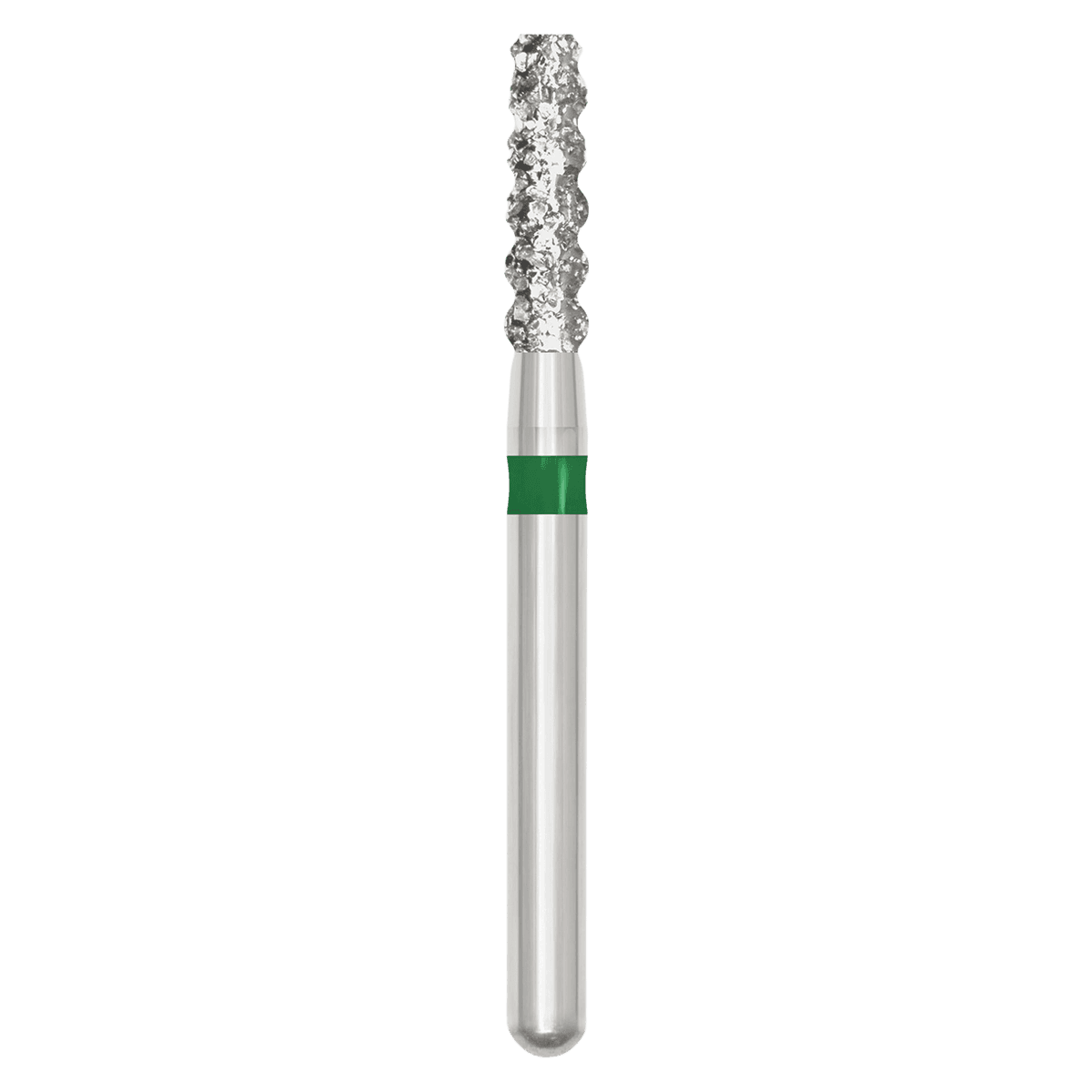 SS White Piranha Single-Use Diamond Bur, FG, Flat End Taper, 1.8 mm, Coarse, Green, 25/Pk, 6055-018C - 6055-018C Coarse Piranha Diamond FG Pack of 25 - Image 1