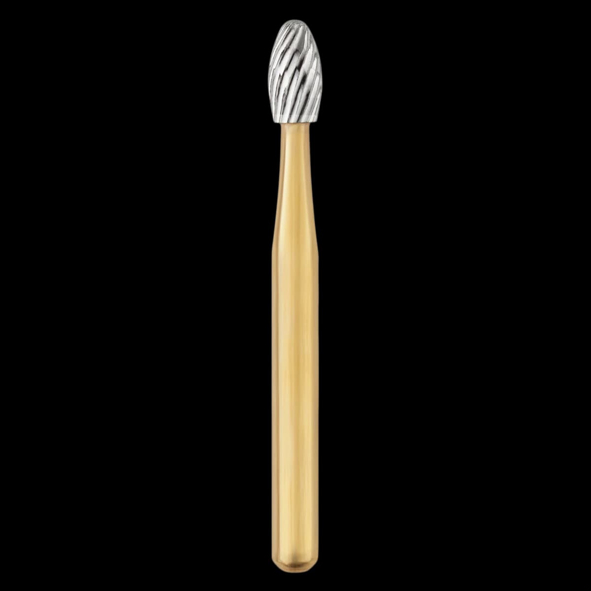 SS White 8378 Trimming & Finishing Carbide Bur, FG, Football/Egg Shape, 20 Blade, Sterile, Roll of 25 - 8378 Finishing Bur Football FG Roll of 25 - Image 1
