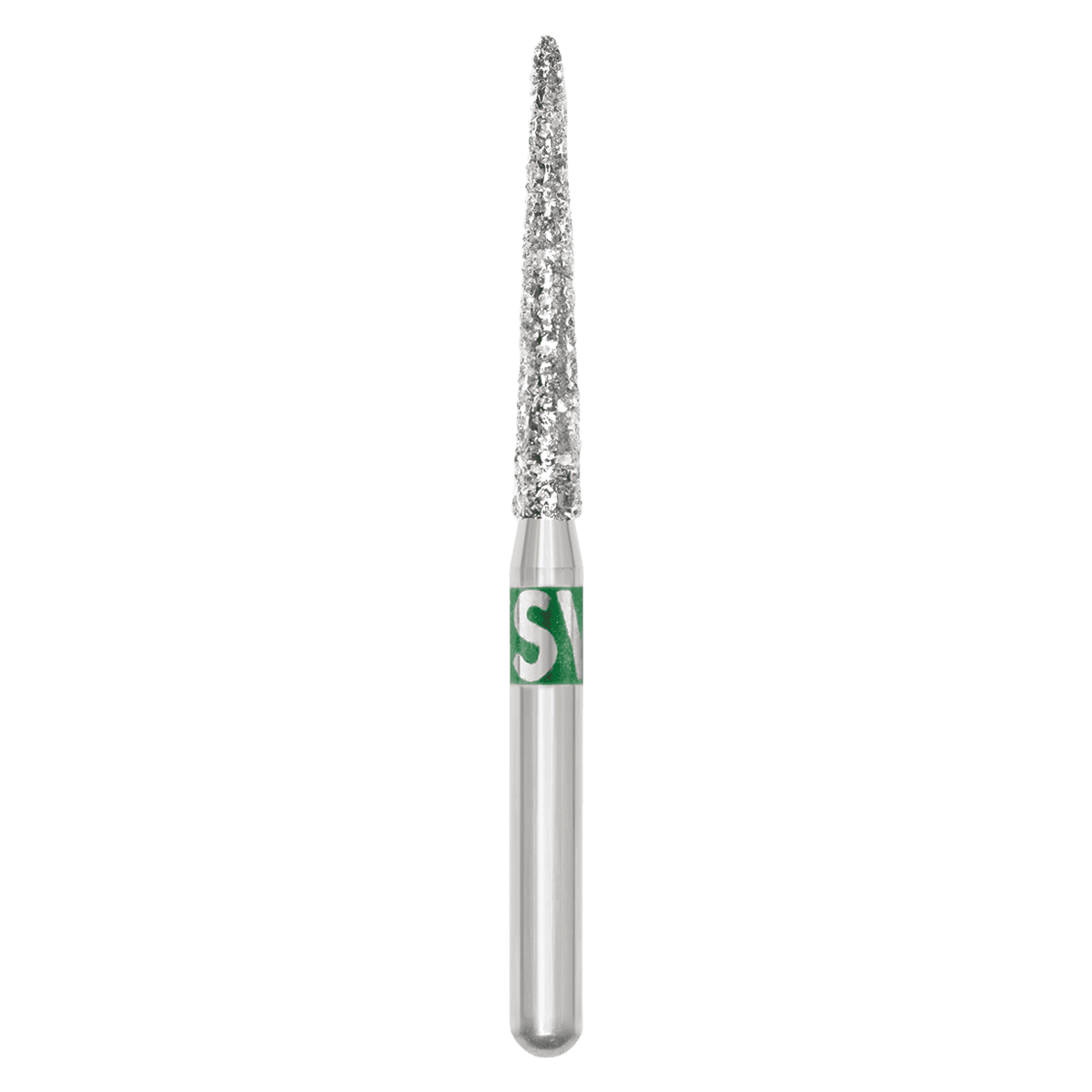 Piranha Diamond Bur, Friction Grip Short Shank, Coarse, Needle, 859-014C, 25/Pkg - Piranha Diamond FGSS - Image 1