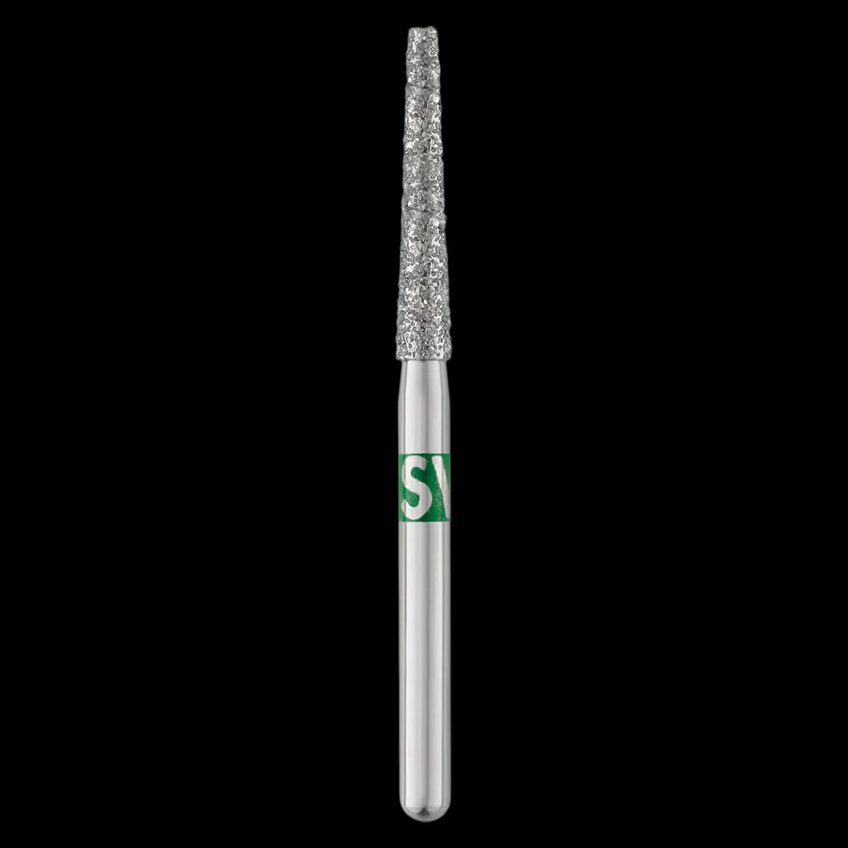 Piranha Diamond Bur FG 848-018C, Coarse Flat End Taper, 10.0 mm, 25/Package - Piranha Diamond FG 848-018C - Image 1