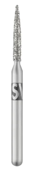 Piranha Diamond Bur, Friction Grip, Coarse, Flame Shape, 862-012C, 25/Pkg - Piranha Diamond FG 862-012C - Image 1