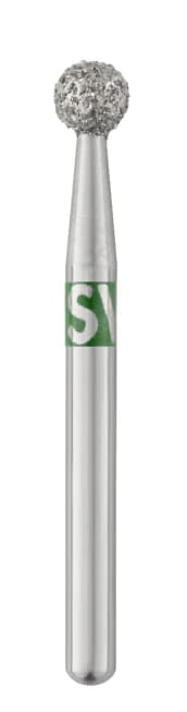 Piranha Diamond FG 801-023C Friction Grip Coarse Round Bur, 25/Pk - Piranha Diamond FG 801-023C - Image 1