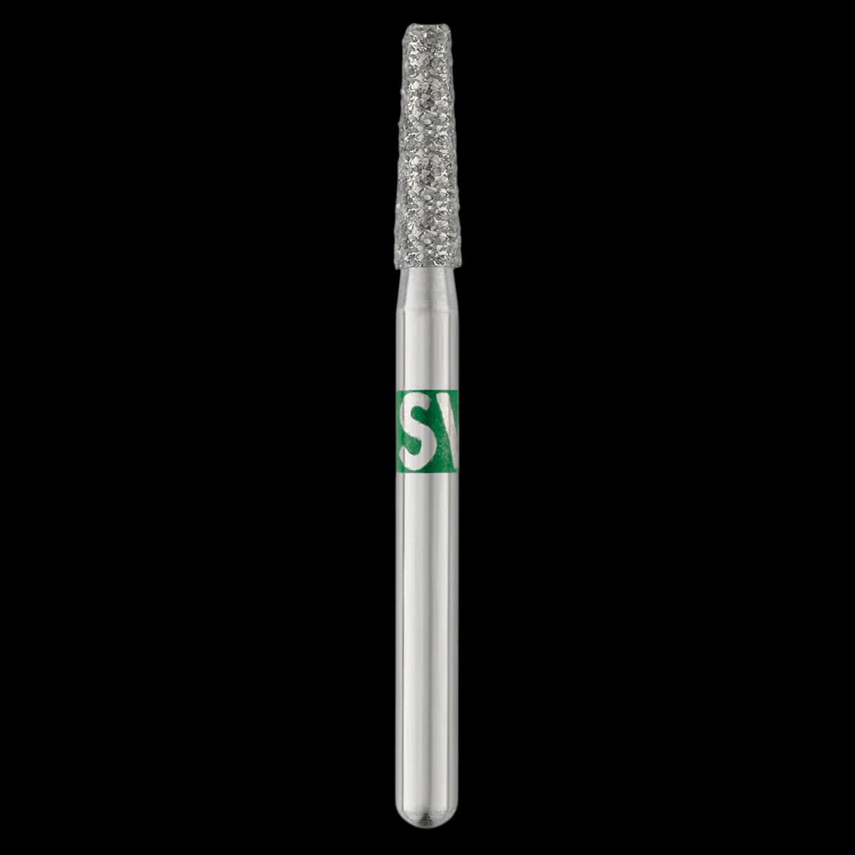 SS White Piranha Diamond Bur 846KR-018C, Coarse Grit, Modified Flat End Taper, Friction Grip, Single-Use, 25/Pk - Piranha Diamond 846KR-018C 25/Pk - Image 1
