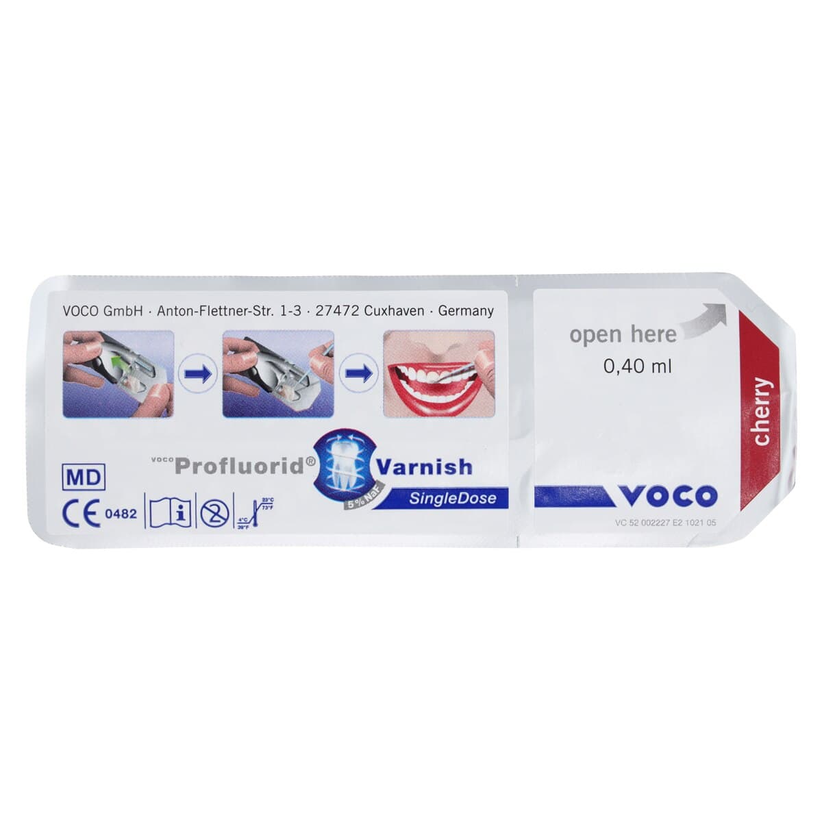 VOCO Profluorid Varnish, 5% Sodium Fluoride, Single-Dose 0.4 mL, Assorted Flavors, 48/Pkg thumbnail 3