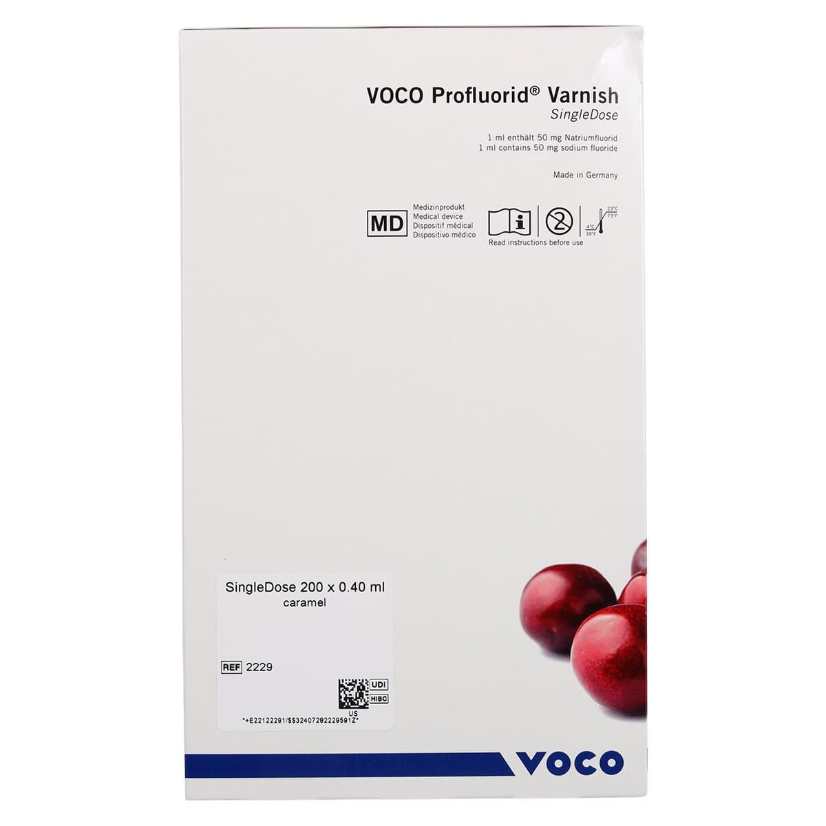 VOCO Profluorid 5% Sodium Fluoride Varnish, SingleDose, Caramel, 0.4 mL, 200/Bx, 2229 thumbnail 3
