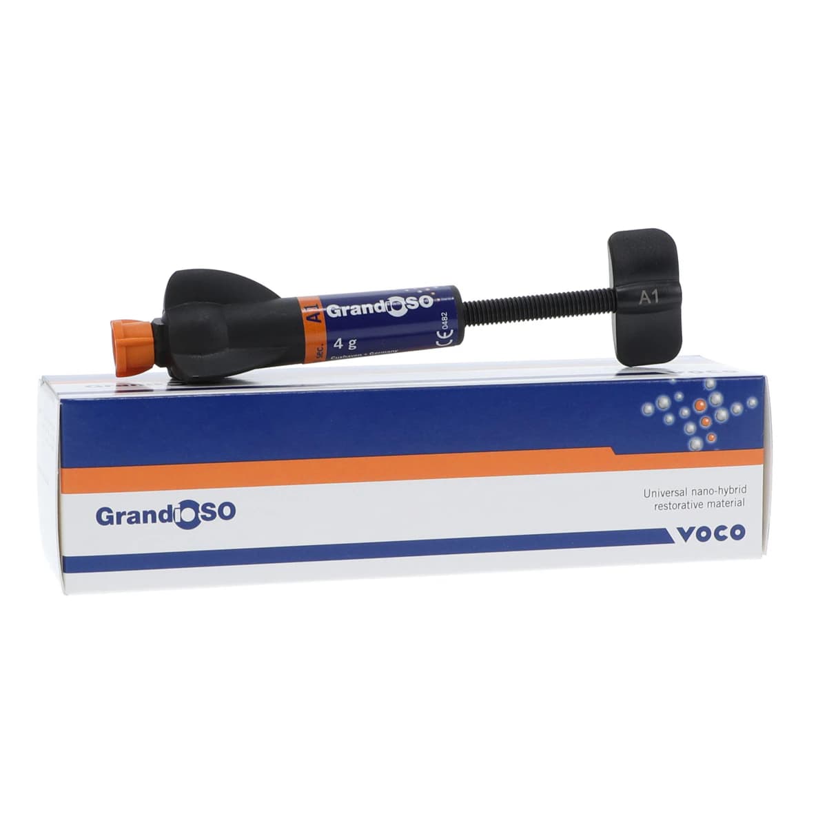 GrandioSO Universal Nanohybrid Composite, Syringe Refill, 4 g, Shade A1, 2610 - GrandioSO 4g Syringe Shade A1 - Image 1