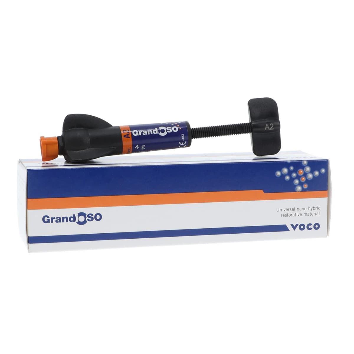 GrandioSO Universal Nanohybrid Composite, Syringe Refill, 4 g, Shade A2, 2611 - GrandioSO 4g Syringe Shade A2 - Image 1