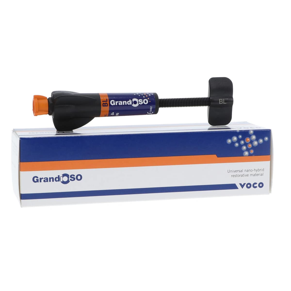 GrandioSO Universal Nanohybrid Restorative 4g Syringe, Shade Bleach (BL), 1/Pkg - GrandioSO 4g Syringe Shade Bleach BL - Image 1