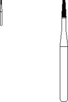 SS White Standard Operative Carbide Bur, FG, Taper Flat End Fissure, #169, 0.9 mm Diameter, 3.5 mm Length, 10/Pk, 16884 - Standard Operative Carbide Burs, FG, Taper Flat End Fissure, # 169, 10/Pk, 16884 - Image 1