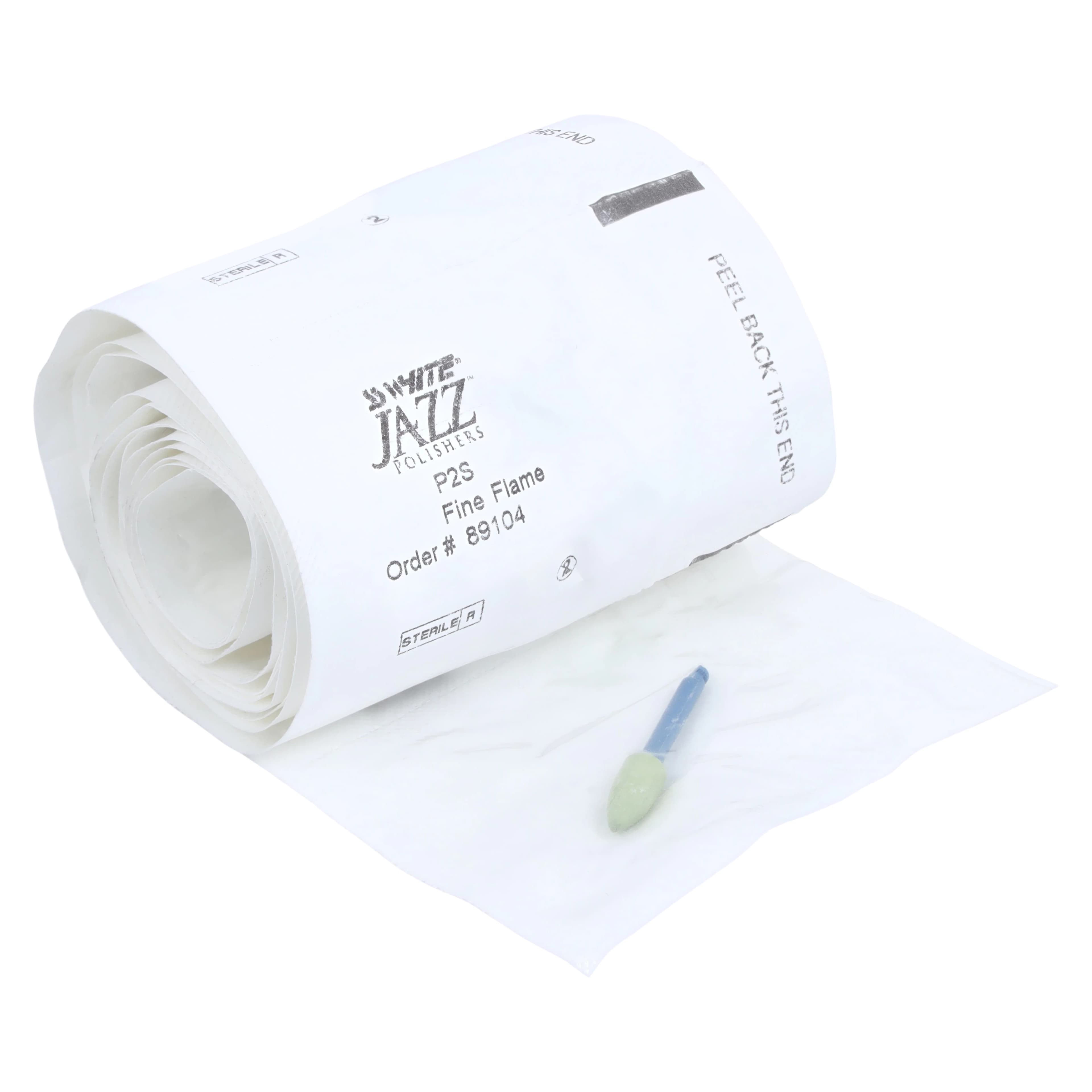 SS White Jazz Polisher P2S Fine Flame, Sterile, Single-Use, RA Latch-Type, 25/Roll thumbnail 2