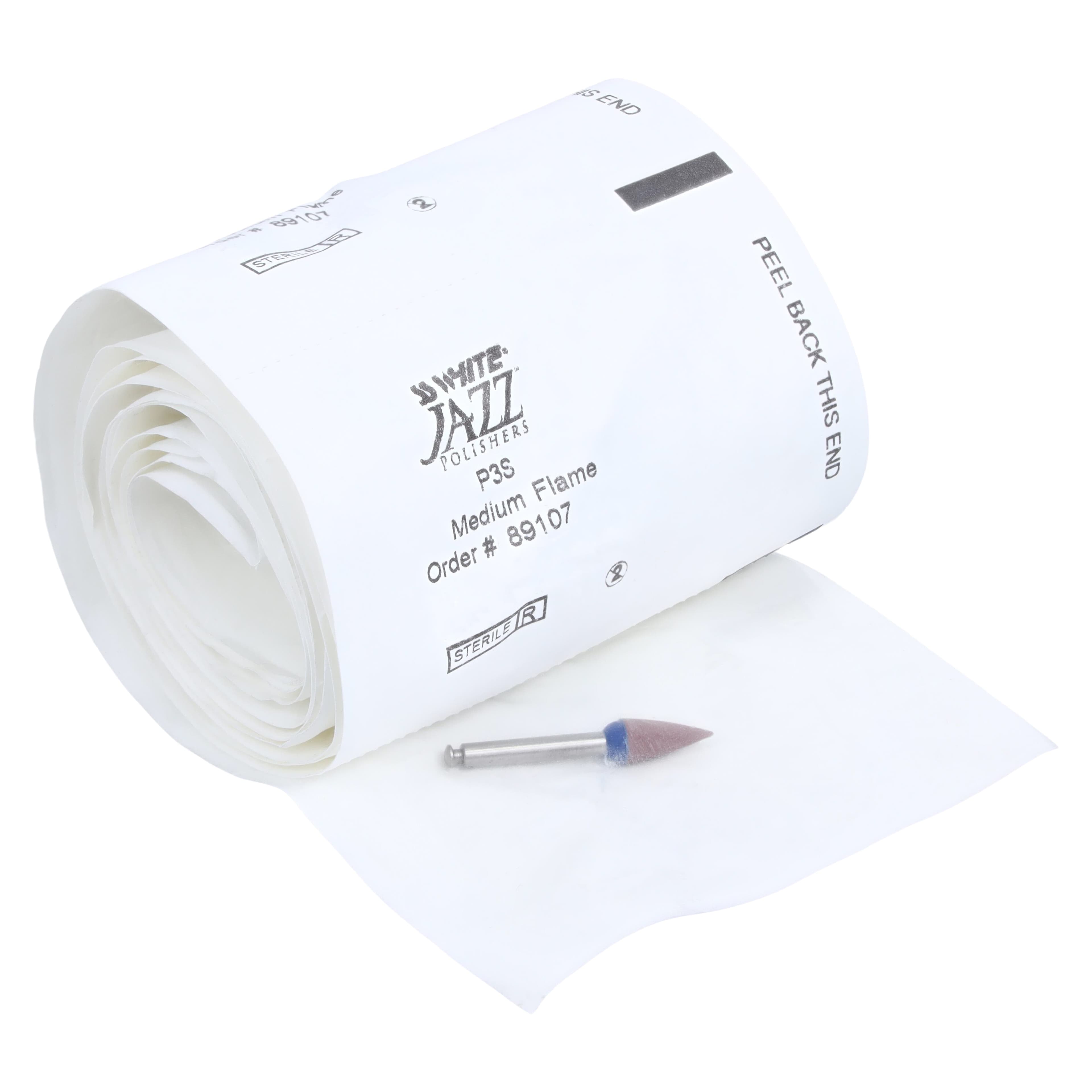 Jazz Sterile Eco C1S Diamond Handpiece Bur, Medium Flame, 25/Roll thumbnail 2