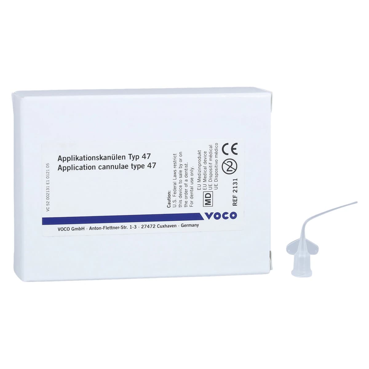 VOCO Application Tips Type 47, Intraoral Syringe Tips for Calcicur, White, 30/Pkg thumbnail 2