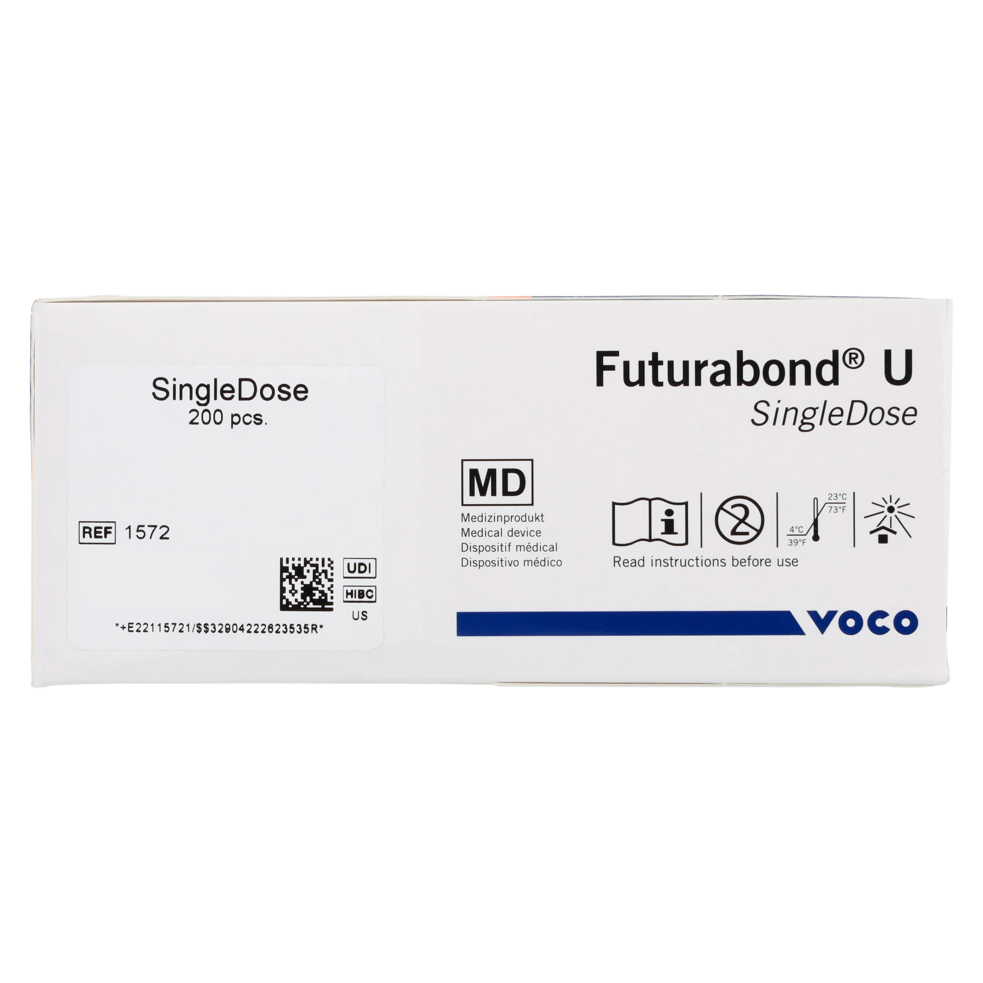 VOCO Futurabond U Dual-Cure Universal Adhesive, SingleDose Refill, 0.1 mL, 200/Pk, 1572 thumbnail 2