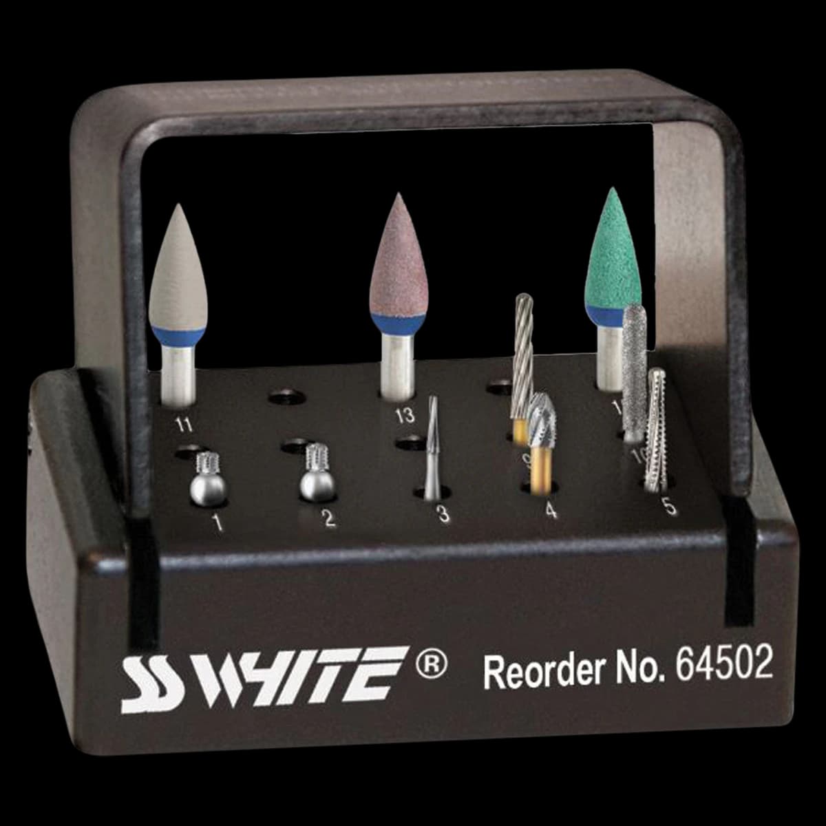 SS White Universal CAD/CAM Preparation & Finishing Kit, 1/Kit - CAD/CAM Preparation & Finishing Kit - Image 1