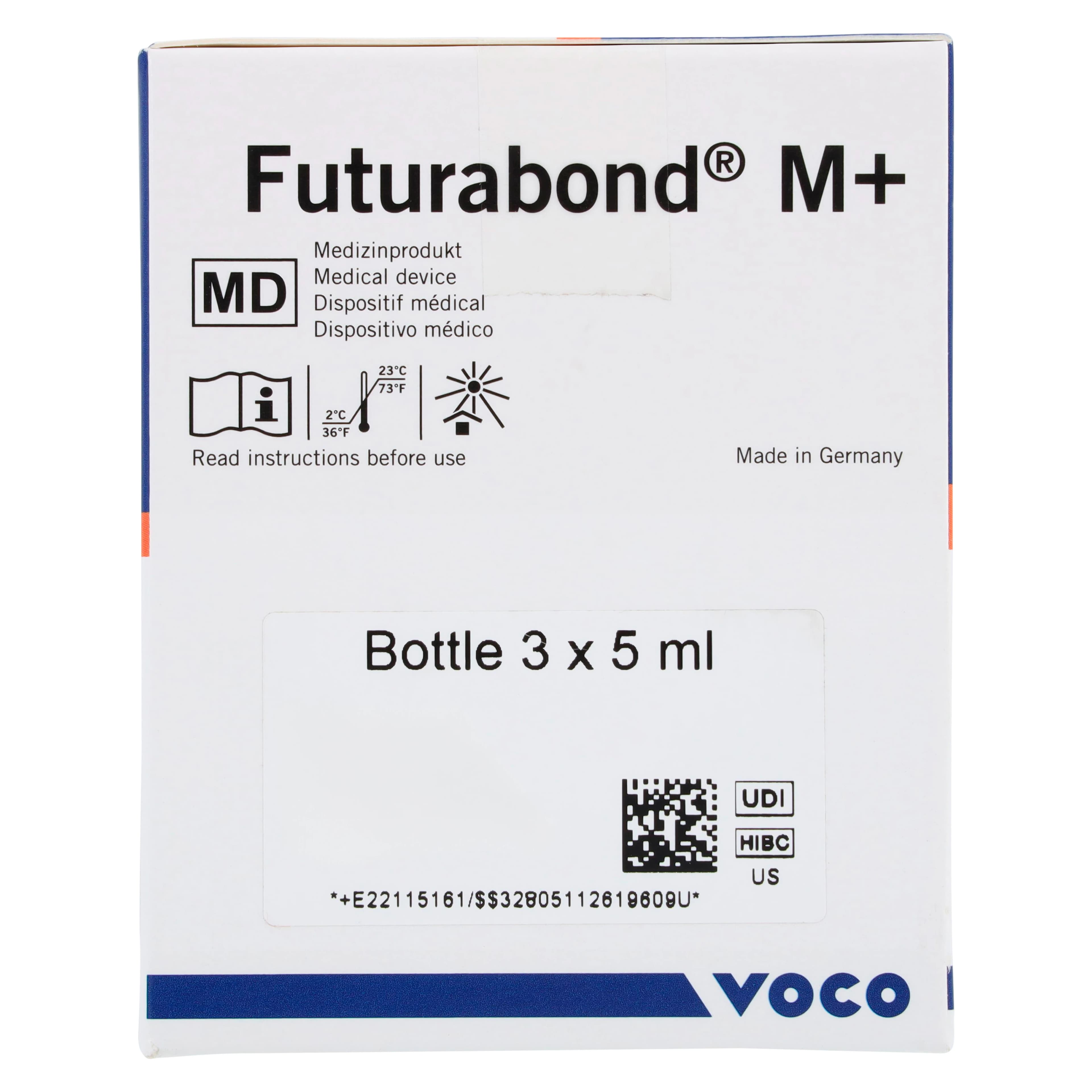 Futurabond M+ Universal Adhesive, Light-Cure, 5 ml Bottle, Pack of 3, 1516 thumbnail 4
