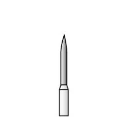 Revelation Diamond Bur, Ultra Fine, Flame Shape, Friction Grip, #862-012UF, 1.2 mm Diameter, 5/Pk - Revelation Diamond UF862-012 5/Pk - Image 1