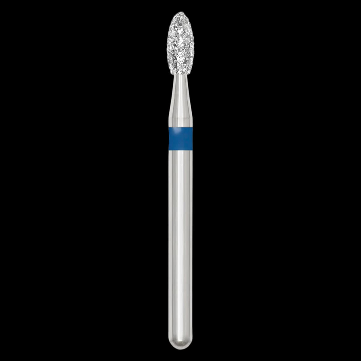 SS White Revelation Diamond Bur, Friction Grip, Medium Egg/Football Shape, 379-018M, 5/Pack - Revelation Diamond 379-018M - Image 1