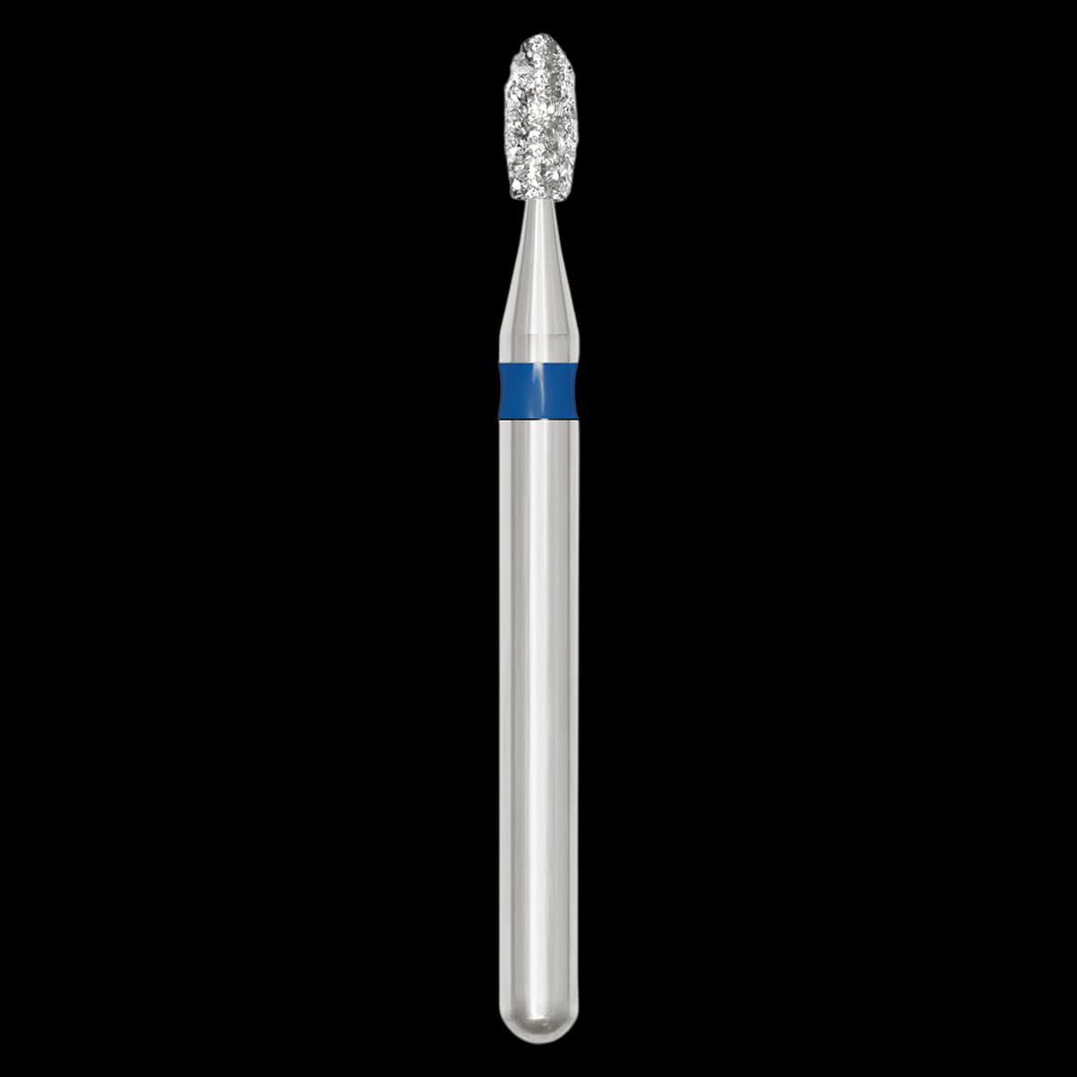 SS White Revelation Diamond Bur, Friction Grip, Medium Egg/Football Shape, 379-023M, 5/Pack - Revelation Diamond 379-023M - Image 1