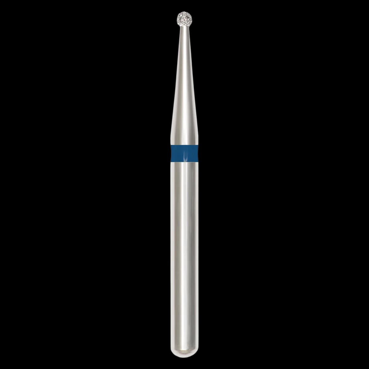 SS White Revelation Diamond Bur, Friction Grip, Medium Round, 801-012M, 5/Pk - Revelation Diamond 801-012M - Image 1