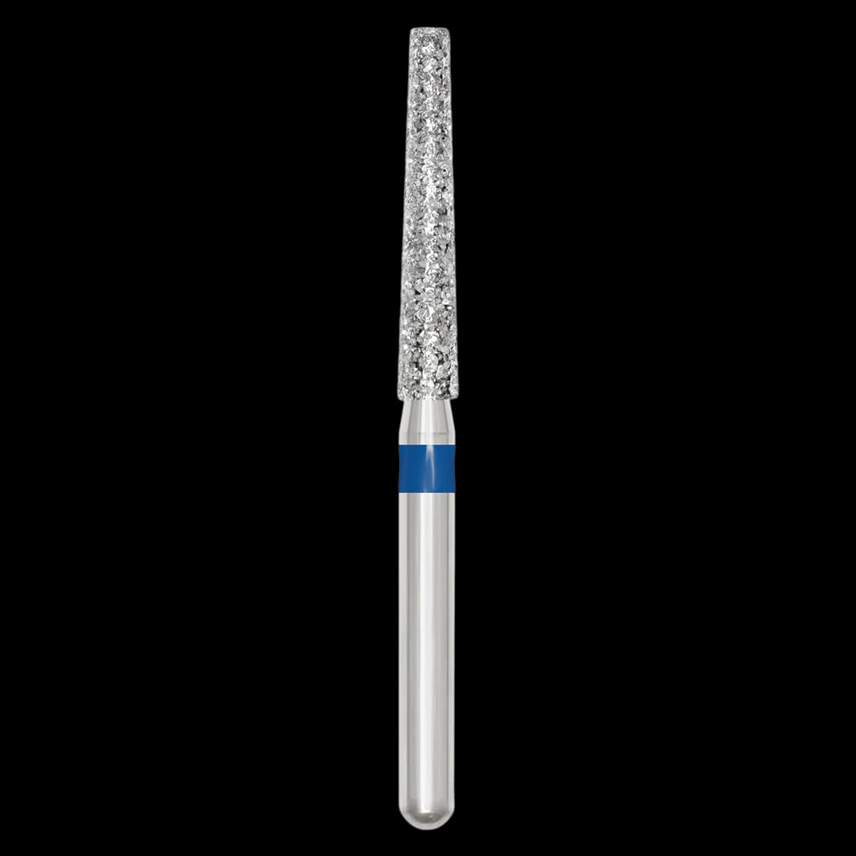 SS White Revelation Diamond Bur, Friction Grip, Medium, Flat End Taper, 848-018M, 5/Pk - Revelation Diamond 848-018M - Image 1