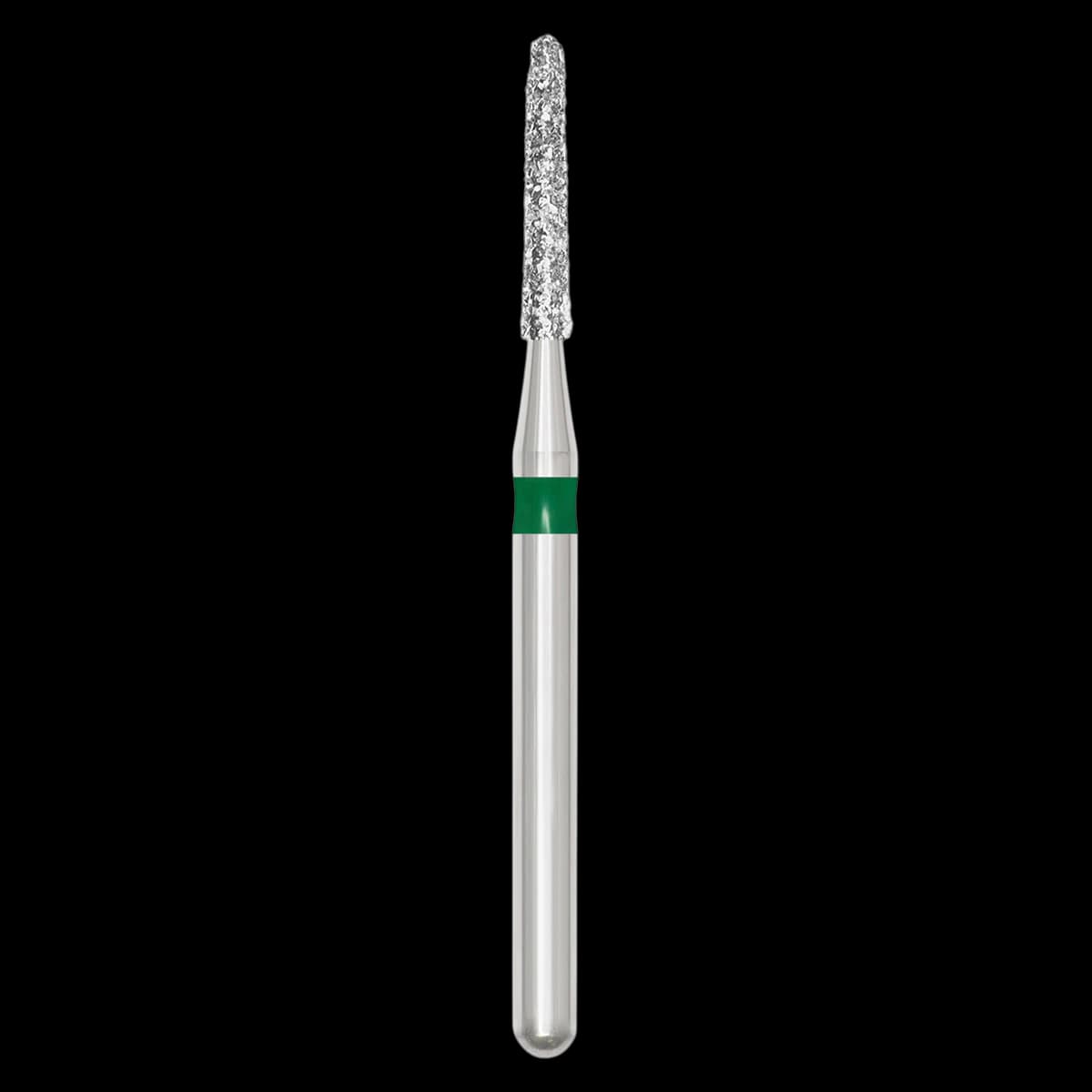 SS White Revelation #855/012 Coarse Round End Taper Diamond Bur, Friction Grip, 5/Pk, 91271-5 - #855/012 Coarse Revelation Diamond Bur Needle FG Pack of 5 - Image 1