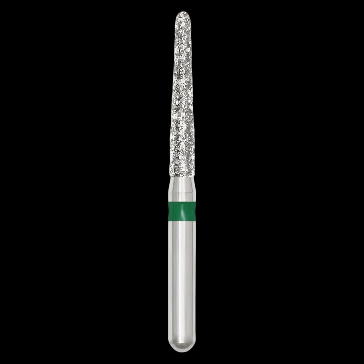 SS White Revelation Diamond Bur 856-014C-S, Friction Grip Short Shank, Coarse Round End Taper, 5/Pk (91284-5) - Revelation Diamond 856-014C-S - Image 1