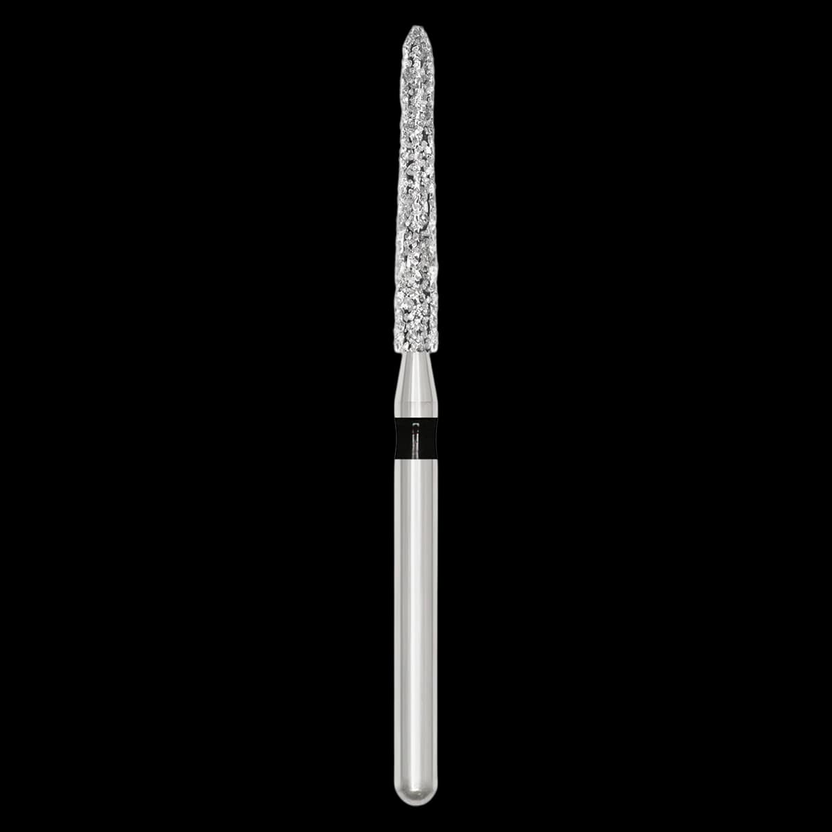 SS White Revelation Diamond Bur 879K-016SC, Super Coarse, Friction Grip, Curettage Shape, 5/Pk - Revelation Diamond 879K-016SC 5/Pk - Image 1