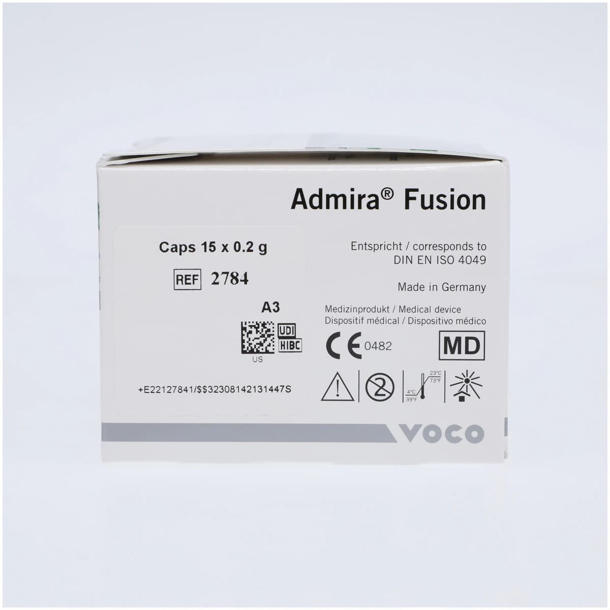 Admira Fusion Universal Nano-ORMOCER Restorative Composite, Light-Cure, Capsule Refill, 0.2 g, Shade A3, 15/Pk, 2784 thumbnail 5