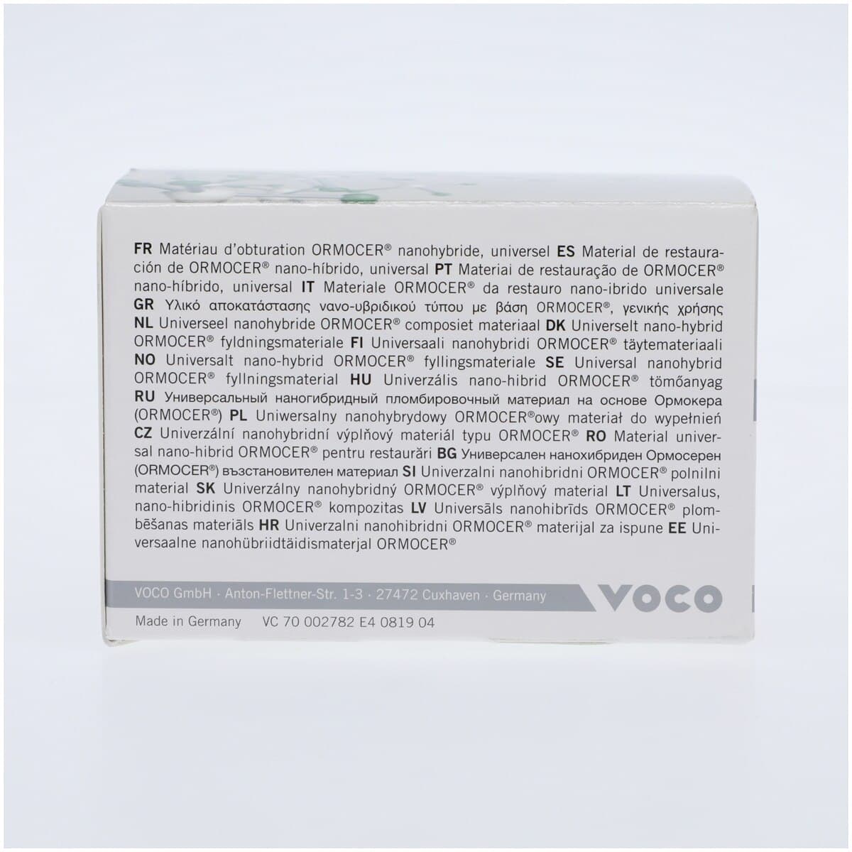 Admira Fusion Universal Nano-ORMOCER Restorative Composite, Light-Cure, Capsule Refill, 0.2 g, Shade C2, 15/Pk, 2794 thumbnail 3