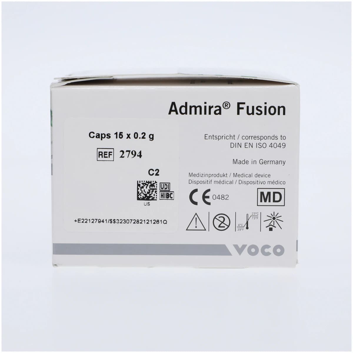 Admira Fusion Universal Nano-ORMOCER Restorative Composite, Light-Cure, Capsule Refill, 0.2 g, Shade C2, 15/Pk, 2794 thumbnail 5