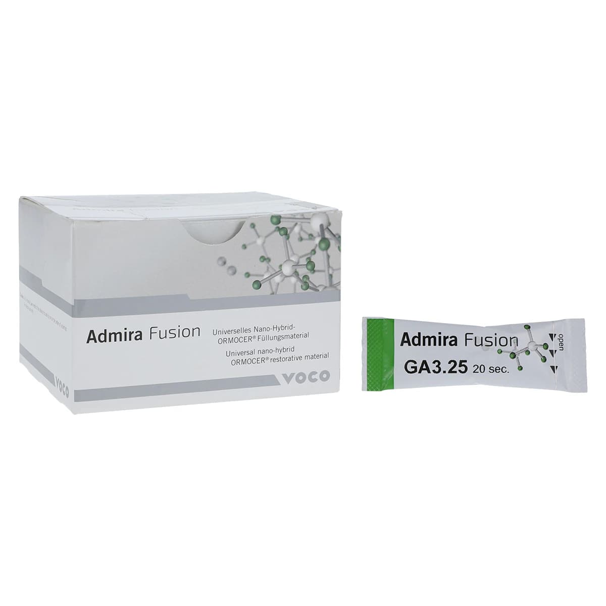 Admira Fusion Universal Nano-ORMOCER Restorative Composite Capsules, Shade GA3.25, 0.2 g, 15/Pack - Admira Fusion .2g Capsule Shade GA3.25 Pack of 15 - Image 1