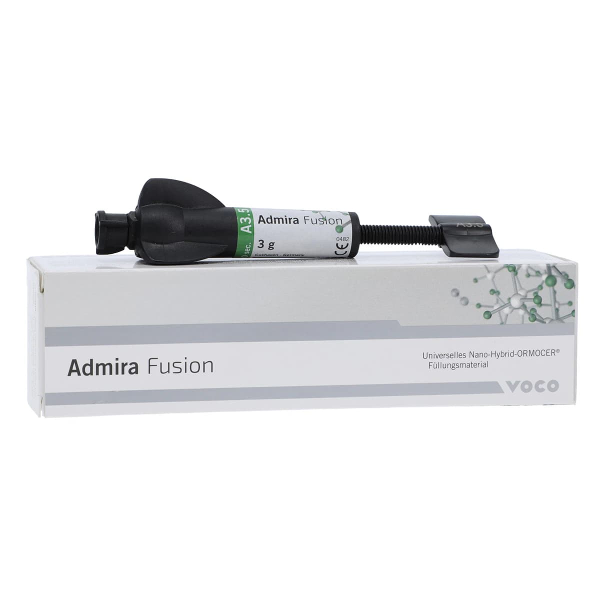 Admira Fusion Universal Nano-ORMOCER Restorative, 3g Syringe, Shade A3.5, Refill, 2758 - Admira Fusion 3g Syringe Shade A3.5 - Image 1
