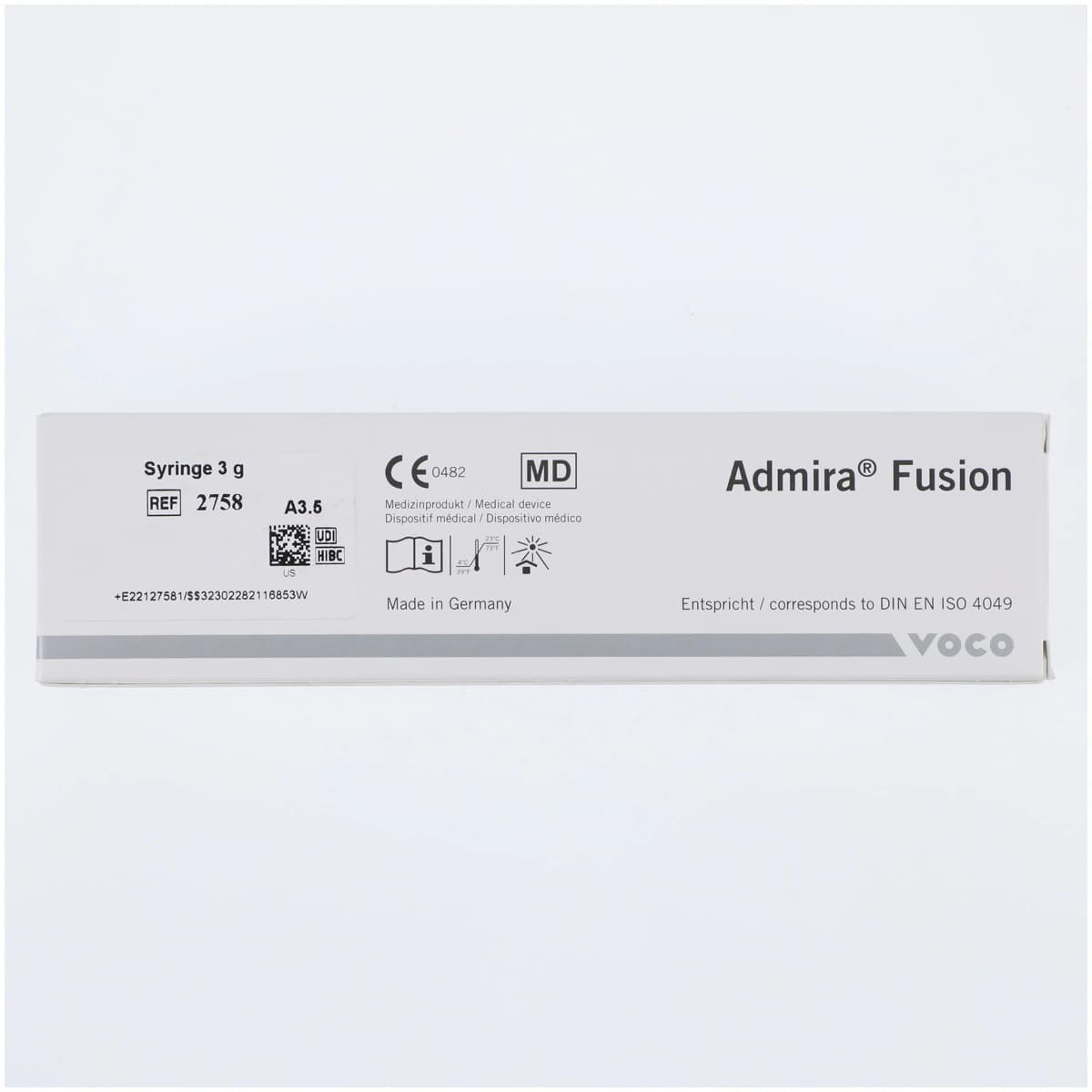 Admira Fusion Universal Nano-ORMOCER Restorative, 3g Syringe, Shade A3.5, Refill, 2758 thumbnail 3