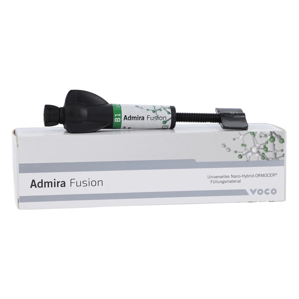 Admira Fusion Universal Nano ORMOCER 3g Syringe Refill Shade B1 - Admira Fusion 3g Syringe Shade B1 - Image 1