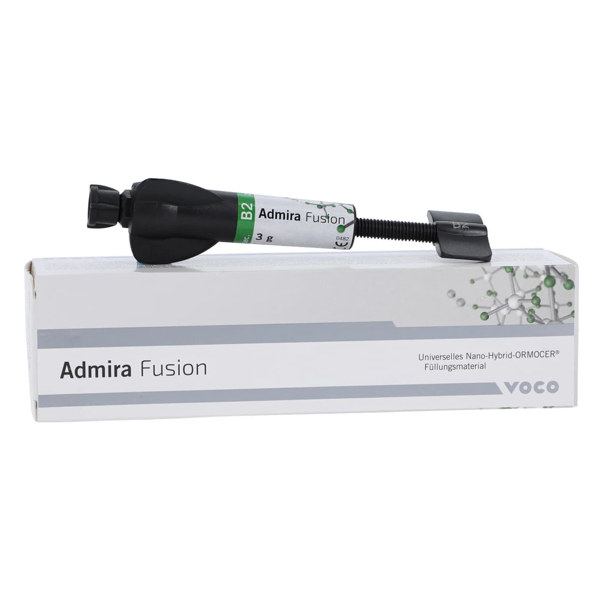 Admira Fusion Universal Nano ORMOCER 3g Syringe Refill Shade B2 - Admira Fusion 3g Syringe Shade B2 - Image 1