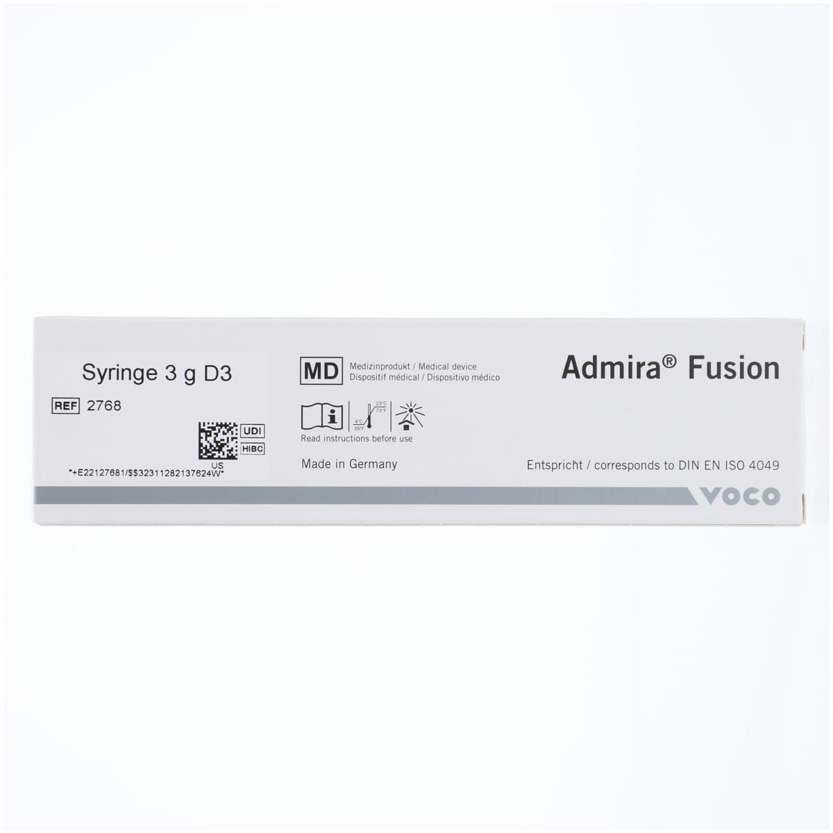 Admira Fusion Universal Nano ORMOCER 3g Syringe Refill Shade D3 thumbnail 6