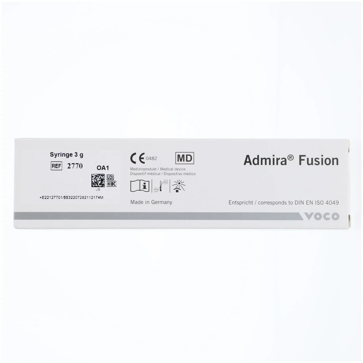Admira Fusion Universal Nano ORMOCER 3g Syringe Refill, Shade OA1 thumbnail 6