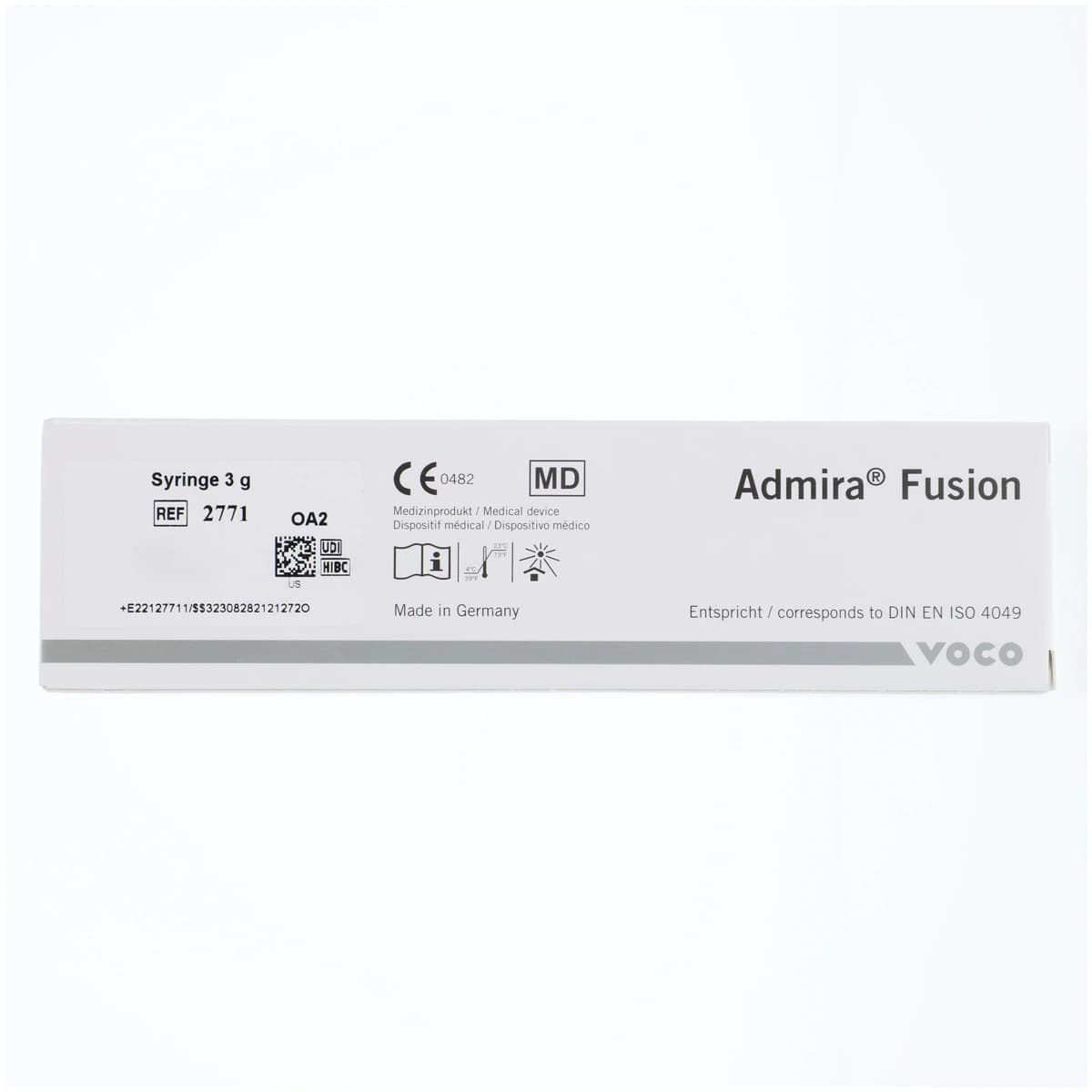 Admira Fusion Universal Nano ORMOCER 3g Syringe Refill, Opaque OA2 Shade thumbnail 6